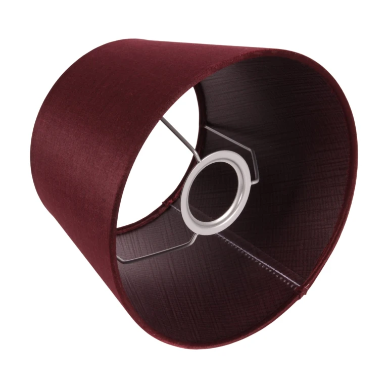 Lampenkap - Rond - 20 cm - Rood - Stof