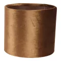 Lampenkap Cilinder - 15 cm - goud - stof