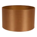 Lampenkap cilinder - 25 cm - goud - stof