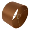 Lampenkap cilinder - 25 cm - goud - stof