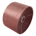 Lampenkap Cilinder - 25 cm - Roze - Stof