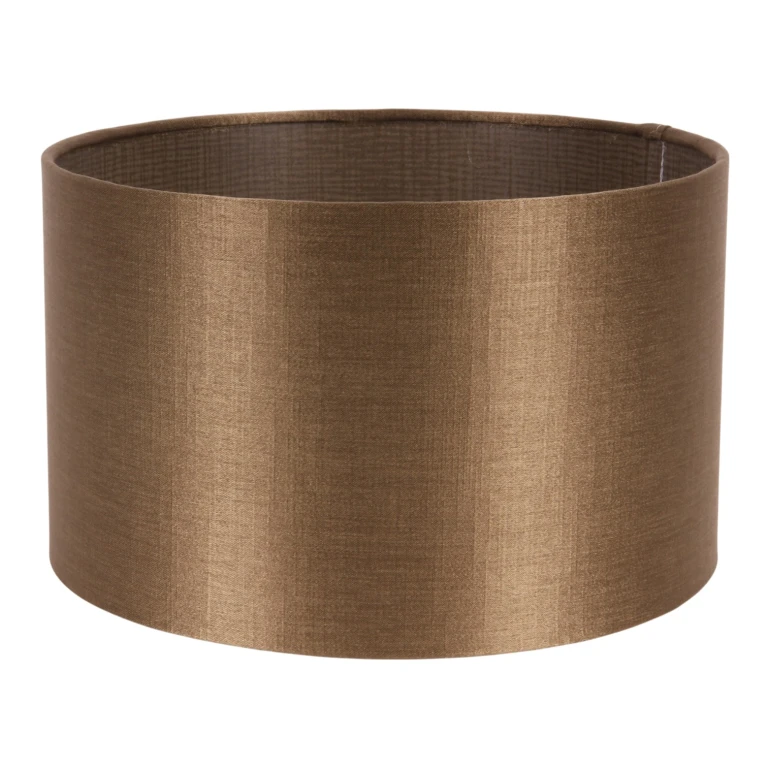 Lampenkap Cylinder - 25 cm - groen - stof