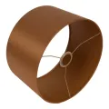 Lampenkap Cilinder - 30 cm - goud - stof