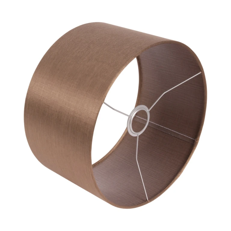 Lampenkap Cilinder - 30 cm - aardebeige - stof