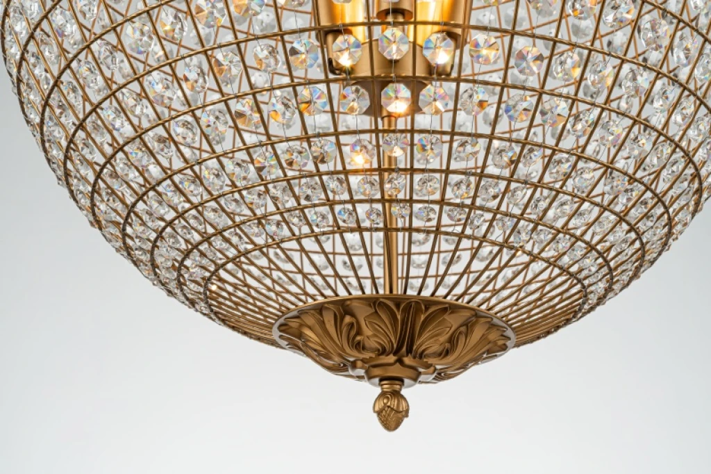 Dutch Style Kroonluchter Palazzo - 63 cm - Goud - Glas