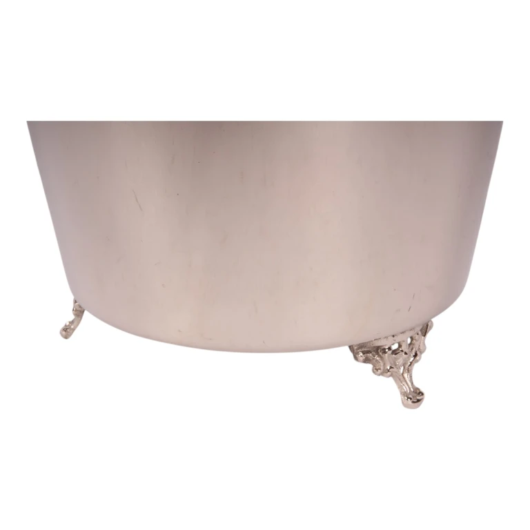 Wijnkoeler - zilver - messing - 28 cm - 1 stuk