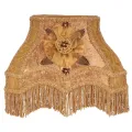 Lampenkap Victorian Rechthoek - 22 cm - Goud - Stof