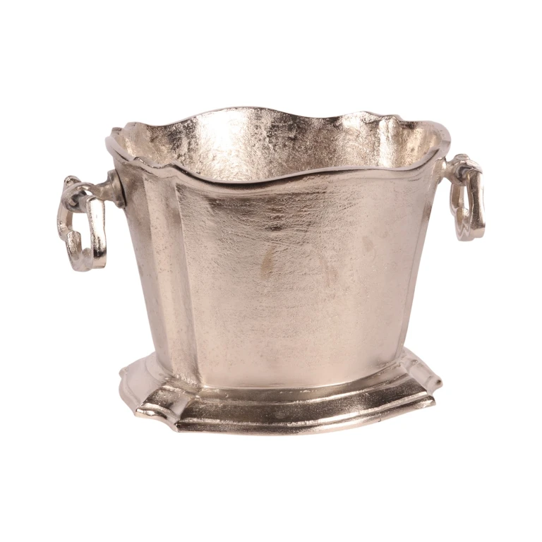 Wijnkoeler - zilver - aluminium - 24 cm - 1 stuk