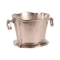 Wijnkoeler - zilver - aluminium - 24 cm - 1 stuk