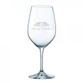 Wijnglas voor witte wijn - transparant - 350 ml - 1 stuk