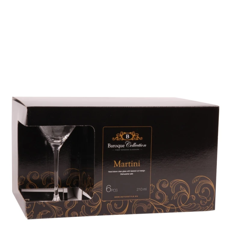 Martiniglas transparant - 210 ml