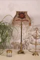 Lampenkap Victorian Rechthoek 31 cm - Bruin - Stof