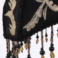 Lampenkap Victorian Rechthoek - 30 cm - Zwart - Stof