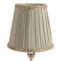 Lampenkap Victorian Clip-On - 12 cm - groen - stof